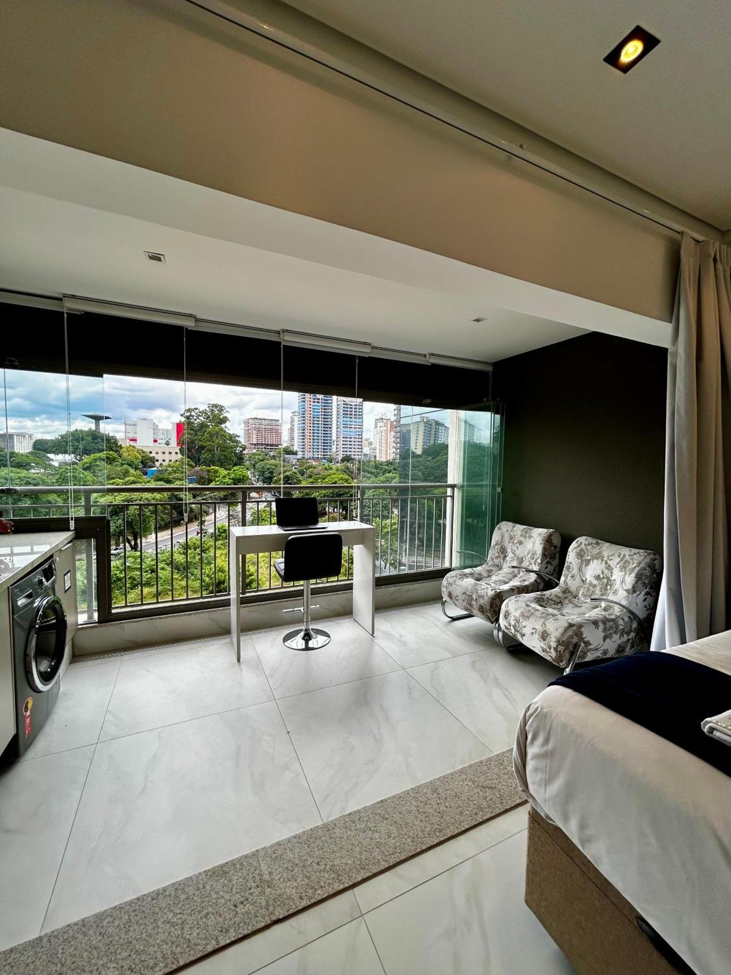 Apartment Em De Luxo-ar Condicinado-perto Do Aeroporto-parque Ibirapuera-metro-aacd-medplex-casv *